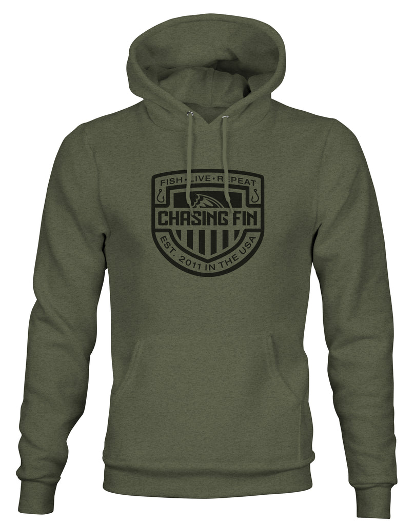 Chasing Fin Shield Pullover Hoodie