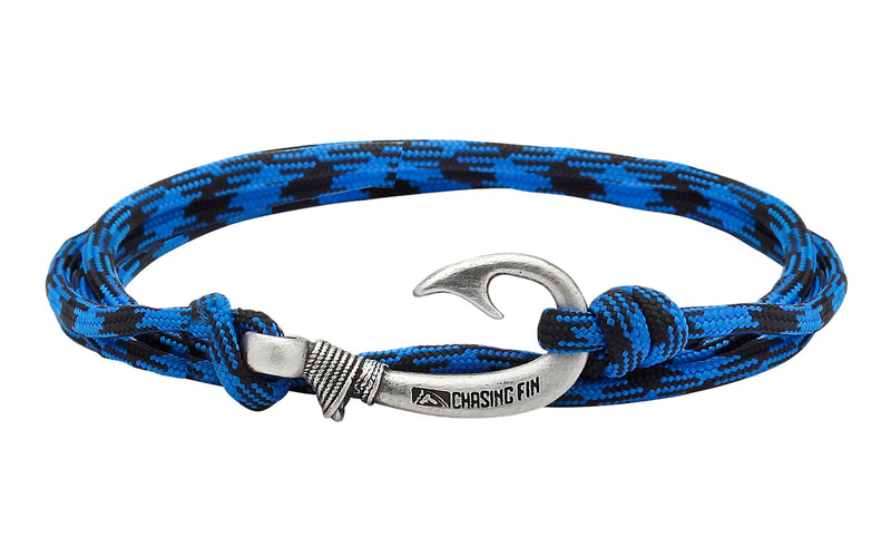 Fish Hook Bracelet- Navy Blue - Darcizzle Offshore