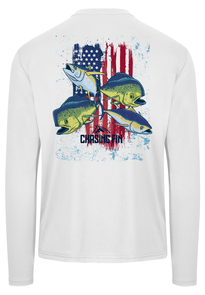 American Tuna & Mahi Frenzy Performance Shirt