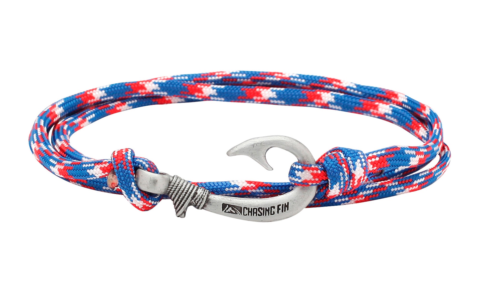 Red, White & Blue Fish Hook Bracelet – Fish Hook Bracelets